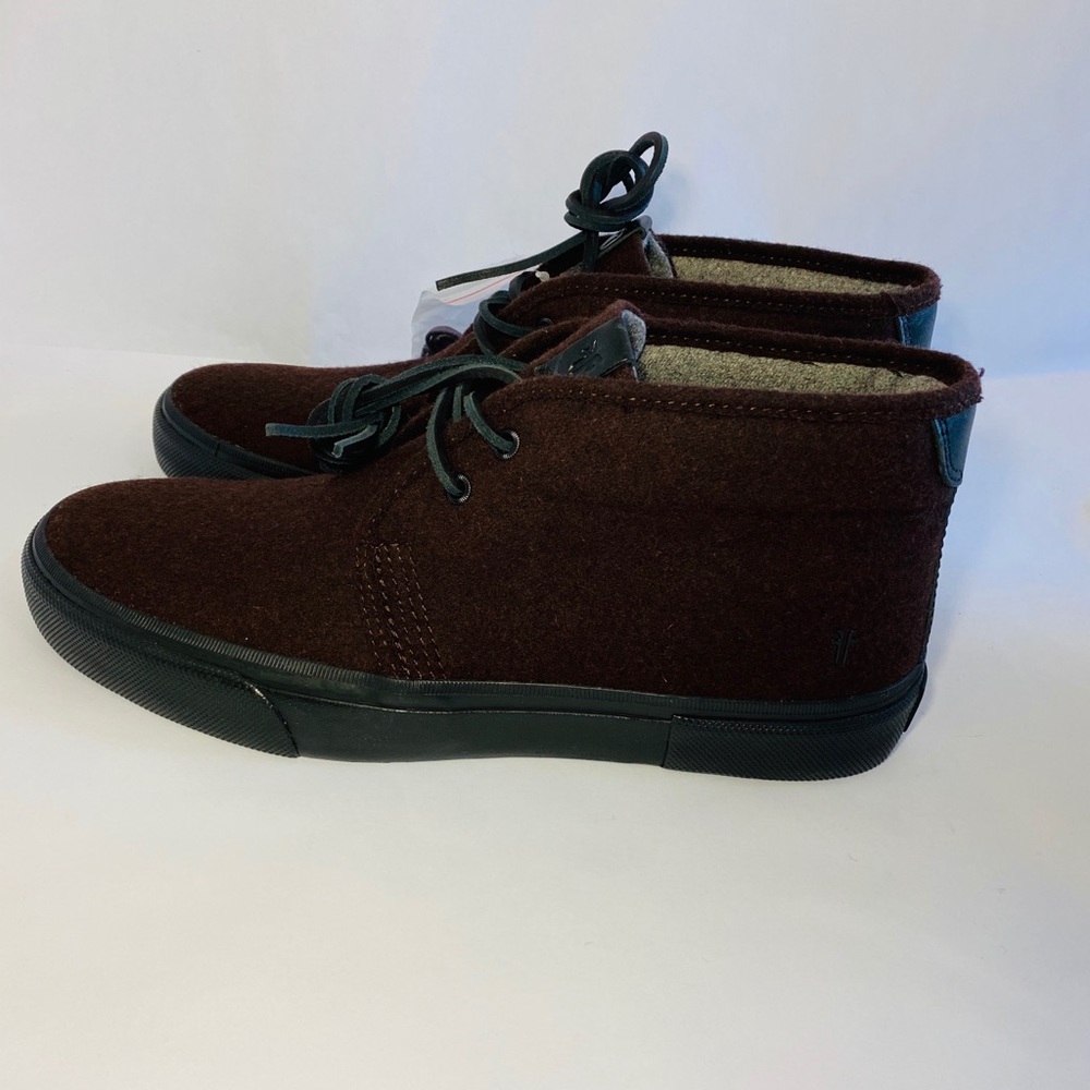 BRAND NEW FRYE men Ludlow high sneaker shoes wool - Picture 3 of 8